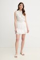 Pepe Jeans spódnica bawełniana ELENA PL901188 biały SS25