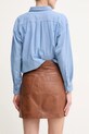 Îmbrăcăminte Pepe Jeans fustă de piele HILLARY SKIRT PL901203 maro