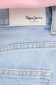 Pepe Jeans spódnica jeansowa bawełniana MAXI SKIRT HW STUD niebieski PL901211R