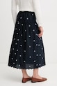Одежда Хлопковая юбка Pepe Jeans EVEN PL901217 тёмно-синий