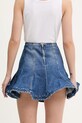 Odzież MSGM spódnica jeansowa 3842MDD231.257242 niebieski