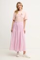 Φούστα Weekend Max Mara 2515101011600 μωβ SS25