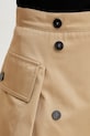 Bavlněná sukně Weekend Max Mara zelená 2515101021600