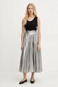 Weekend Max Mara fustă 2515101051600 argintiu SS25