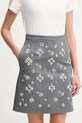 Юбка Weekend Max Mara mini серый 2515771021600
