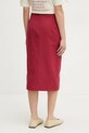 Одежда Хлопковая юбка Weekend Max Mara 2515101026600 красный
