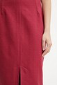 Хлопковая юбка Weekend Max Mara красный 2515101026600