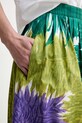 Weekend Max Mara fustă din bumbac verde 2515101036600