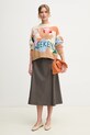 Max Mara Leisure gonna 2516771027600 marrone SS25