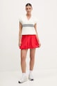 adidas Originals fusta WOVEN BAL SKIRT JX9207 rosu SS25