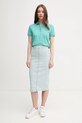 United Colors of Benetton fustă din denim 4ORHD004O albastru SS25