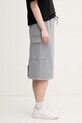 Bavlnená sukňa United Colors of Benetton sivá 39BLD000E