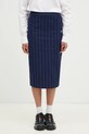 Φούστα adidas Originals Pencil Skirt pencil σκούρο μπλε JD2576