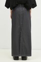 Îmbrăcăminte adidas Originals fusta din bumbac Aop Maxi Skirt JJ3142 gri
