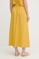 Abbigliamento United Colors of Benetton gonna di lino 4AGHD004L giallo