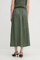 Abbigliamento United Colors of Benetton gonna di lino 4AGHD004L verde
