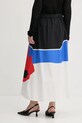 Abbigliamento Desigual gonna in cotone FLOR ONDAS_LACROIX 25SWFW14 nero