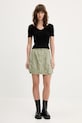 Bavlněná sukně Hugo Blue 50538401 zelená SS25