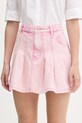 Hugo Blue fustă jeans uni roz 50534786