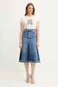 Liu Jo farmer szoknya UA5216.DS007 kék SS25
