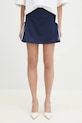 Sukňa adidas Originals 3S Mini Skirt s elastanom tmavomodrá JD0283