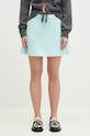 adidas Originals fustă 3S Mini Skirt imprimeu turcoaz JP3653