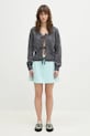 adidas Originals fustă 3S Mini Skirt JP3653 turcoaz