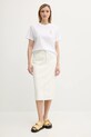 Τζιν φούστα Levi's HR BACK SLIT SKIRT 001VH μπεζ SS25