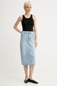 Jeans krilo Levi's HR BACK SLIT SKIRT 001VH modra SS25