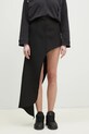 Coperni spódnica One-Leg Tailored casual czarny COPJ85F3004