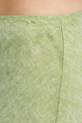 Samsoe Samsoe fustă din in SAAGNETA verde F24200182