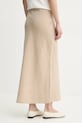 Clothing Samsoe Samsoe linen skirt SAAGNETA F24200182 beige