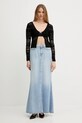 Джинсовая юбка Guess THAISS W5GD83.D5B96 голубой SS25