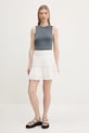 Superdry fustă W7210350A.71D bej SS25