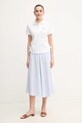 Юбка Tommy Hilfiger WW0WW44549 голубой SS25