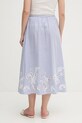 Одежда Хлопковая юбка Tommy Hilfiger WW0WW46168 голубой