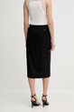 Дрехи Пола с лен Calvin Klein Jeans J20J225327 черен