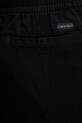 Пола с лен Calvin Klein Jeans черен J20J225327