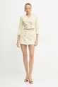 Elisabetta Franchi gonna GO11652E2 giallo SS25
