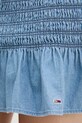 Tommy Jeans spódnica bawełniana DW0DW20273 niebieski