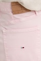 Tommy Jeans spódnica jeansowa różowy DW0DW20607