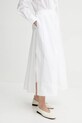 Herskind fustă din bumbac Herdis alb 5559202
