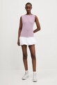 Hollister Co. spódnica bawełniana KI343.3139.100 biały SS25