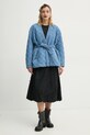 MUNTHE fusta din bumbac FIAMMA 251122225125 negru SS25