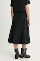 Îmbrăcăminte MUNTHE fusta din bumbac FIAMMA 251122225125 negru