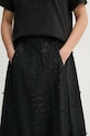 MUNTHE fusta din bumbac FIAMMA negru 251122225125