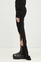 Rick Owens spódnica bawełniana Soft Edfu Skirt Long DS01E3334.BHDB czarny SS25