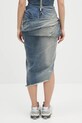 Odzież Rick Owens DRKSHDW spódnica jeansowa Low Twist Skirt DS01E3349.SDWB niebieski