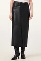 AllSaints spódnica skórzana EDEN W008RC czarny SS25