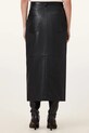 AllSaints spódnica skórzana EDEN W008RC czarny